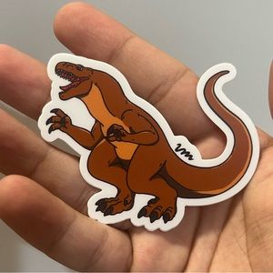 Fuego The Retrosaur Sticker